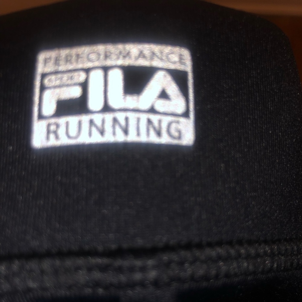 FILA Sport Colorblock Floral Print Curved Panel Athletic Leggings - Picture 6 of 11